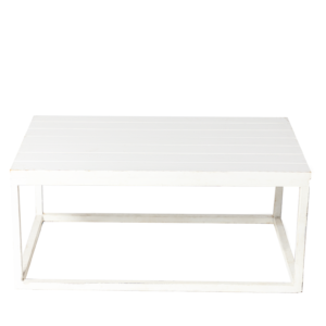 MESA DE CENTRO BLANCA MADERA