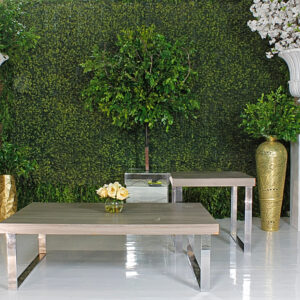 MESA DE CENTRO Y LATERAL KEY WEST